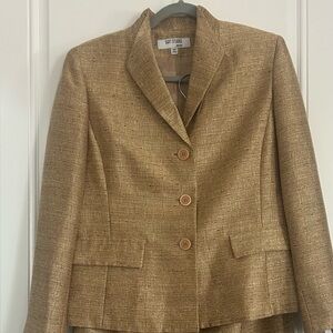 Suit Studio Women's Textured Brown Blazer